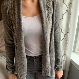 Grey cardigan
